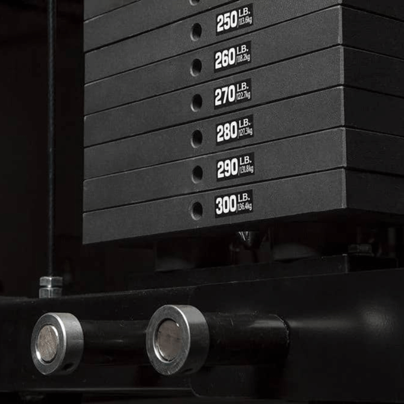 Force Fitness Pro Lp30 Lat Pulldown & Low Row Machine — close-up of the frame
