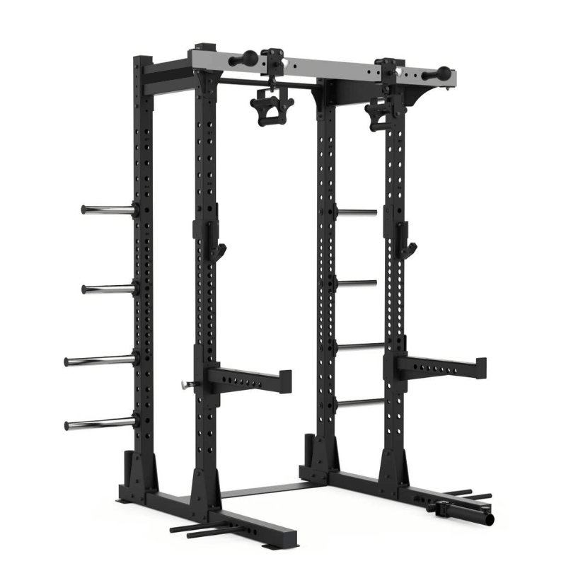 Force Fitness Elite Series Half Rack — rear view