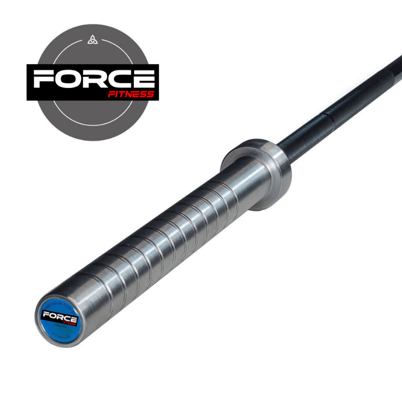 Force Fitness Titanium Black Zinc Olympic Barbell - 2000lb — barbell available from Gym Machines South Africa