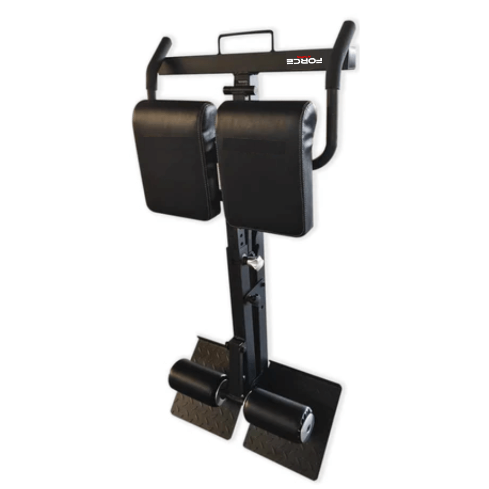 Folding Hyper Extension Bench — side view