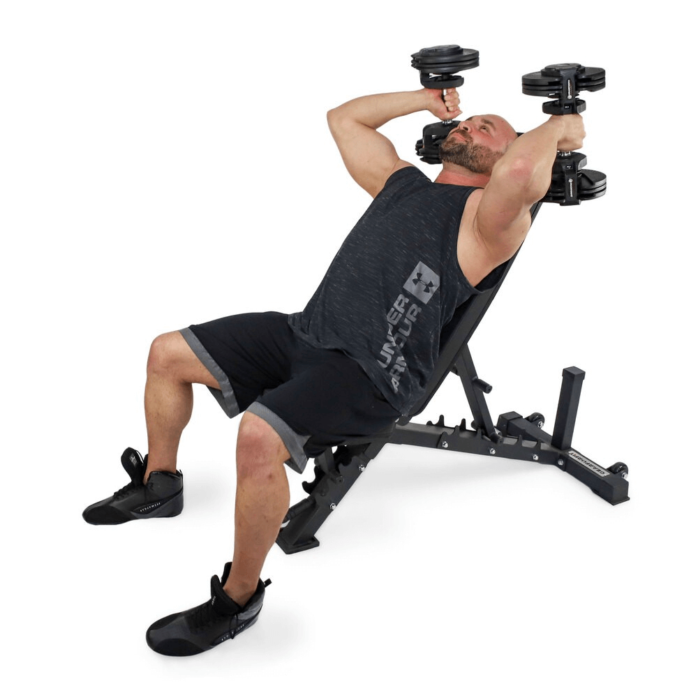 Force Fitness Deluxe Commercial Adjustable Bench — detail view