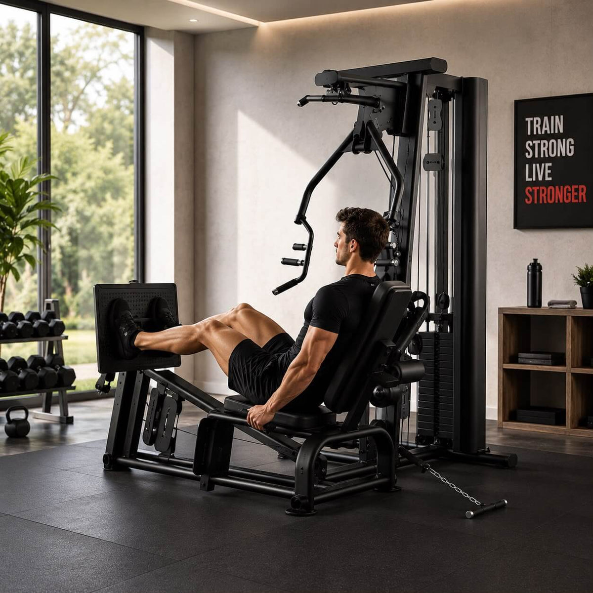 Force Fitness G9s Multi Gym — close-up of the frame
