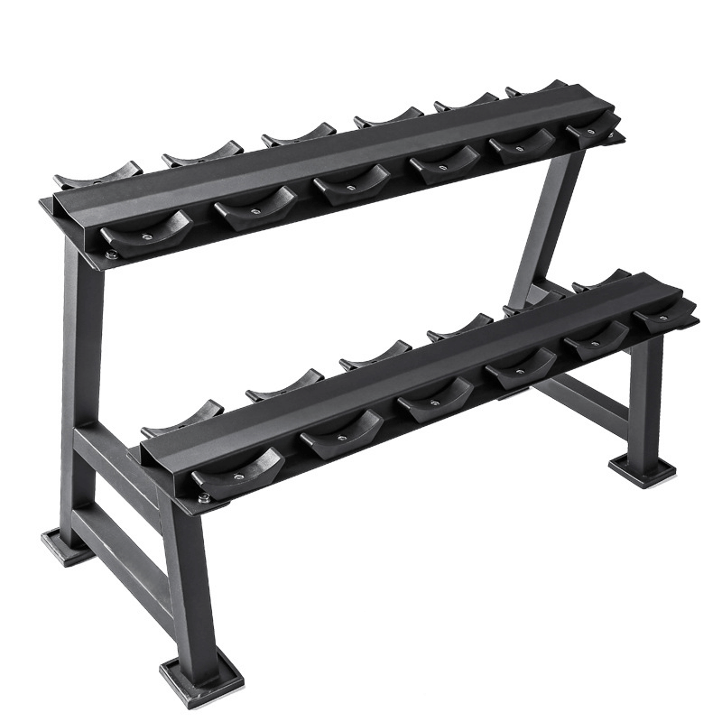 Vendor-Unknown Round Dumbbell Storage Rack - 6 Pairs — in use