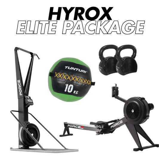 Vendor-Unknown Air Rower + Ski Trainer + Wall Ball + Kettlebells Hyrox Elite Package — conditioning kit available from Gym Ma
