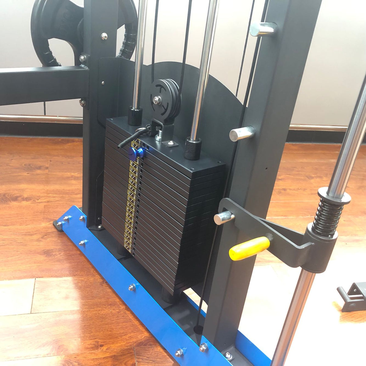 Active Active All-In-One Max Weight Stack Trainer & Smith Machine Multi-Gym — side view