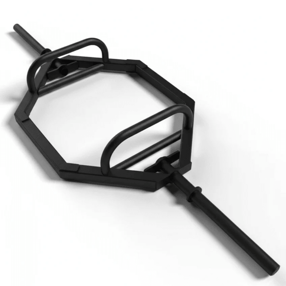 Hex Trap Bar - Black — barbell available from Gym Machines South Africa