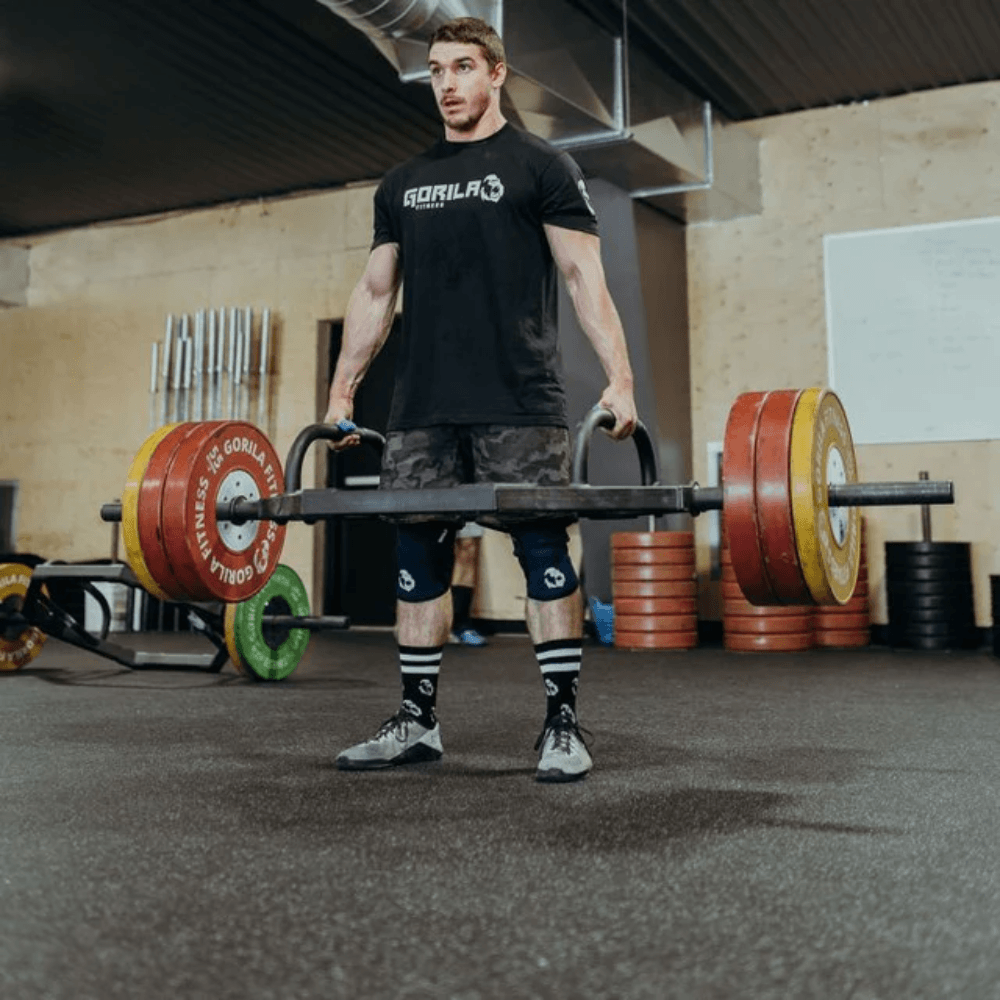 Hex Trap Bar - Black — close-up of the frame