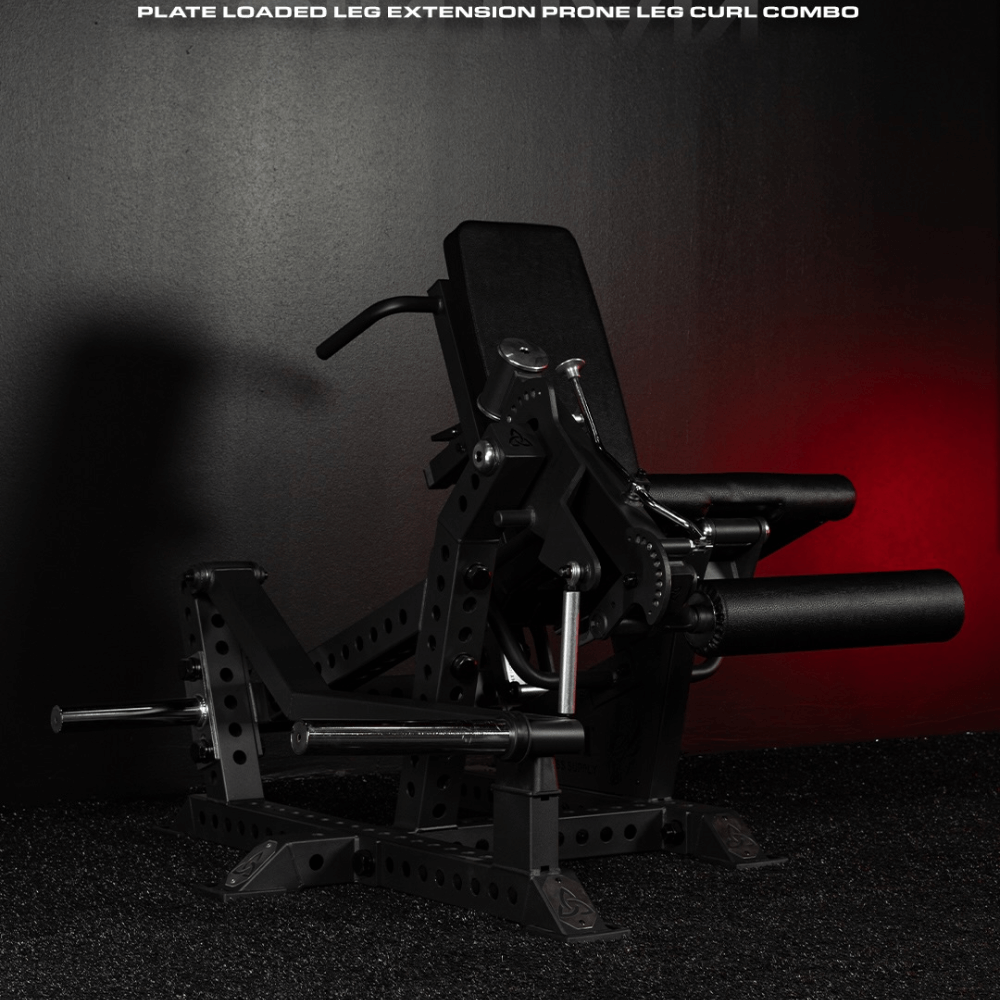 Force Fitness Pro Leg Extension Prone Leg Curl Combo — close-up of the frame
