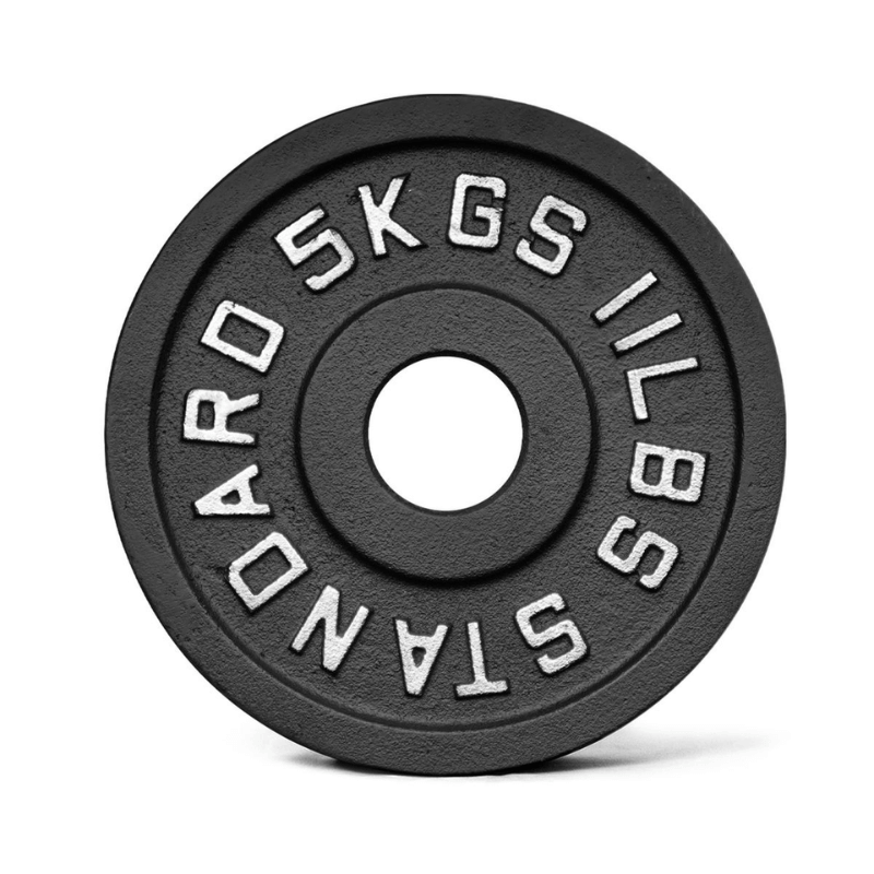 Iconic Cast Iron Weight Plates — in use