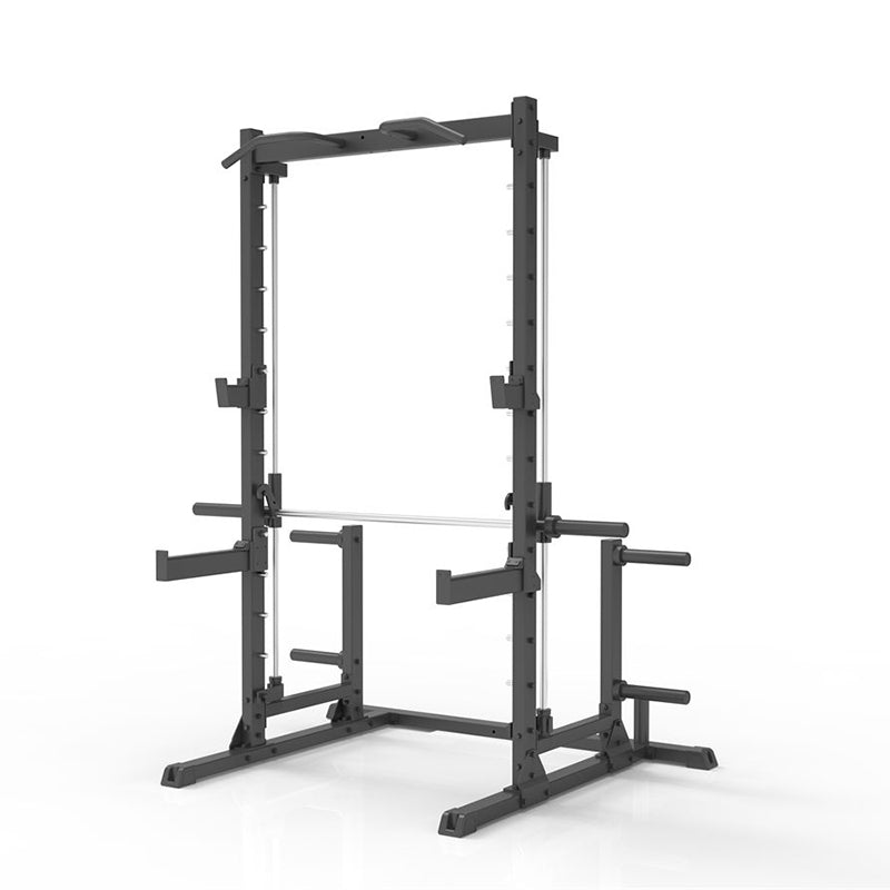 Impulse Fitness Impulse Ifp1721 Half Cage Smith Machine — rear view