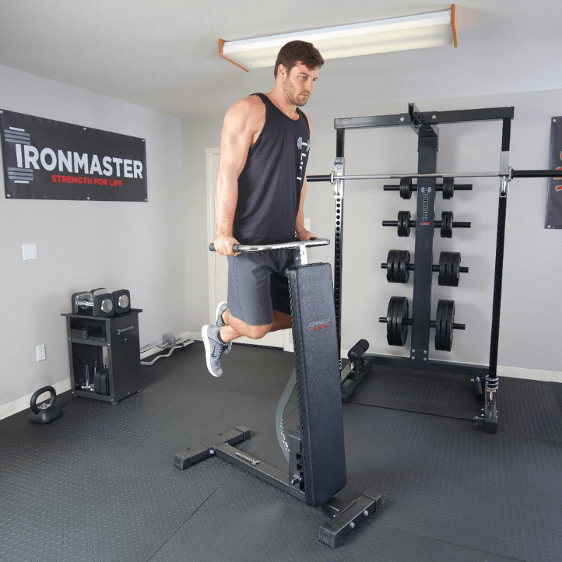 Dip Bar Handle Attachment For Super Bench / Pro — rear view