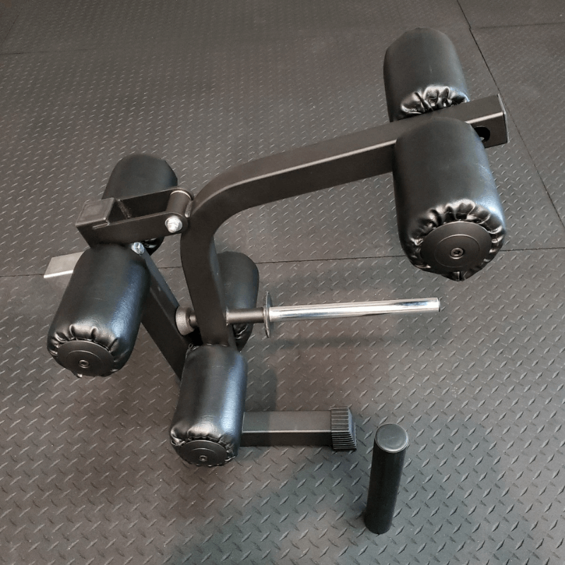 Leg Developer Attachment For Super Bench / Pro — in use