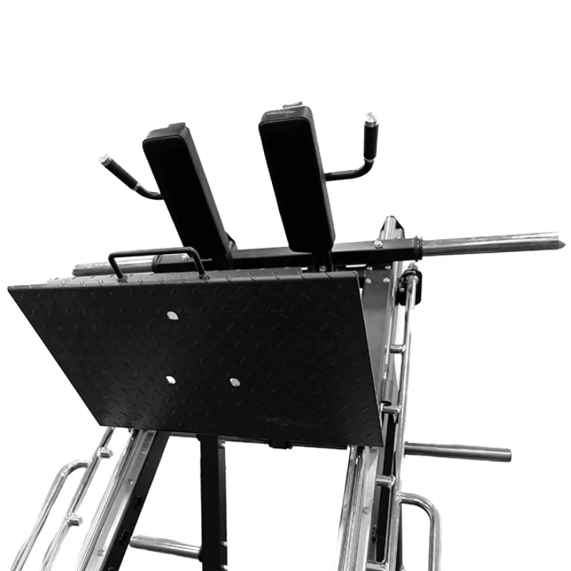 Force Fitness Commercial Pro Leg Press Hack Squat Combo — rear view