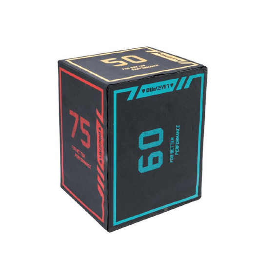 LivePro LivePro 3-IN-1 Pro-Duty Soft Plyometric Box — piece of gym equipment available from Gym Machines South Africa