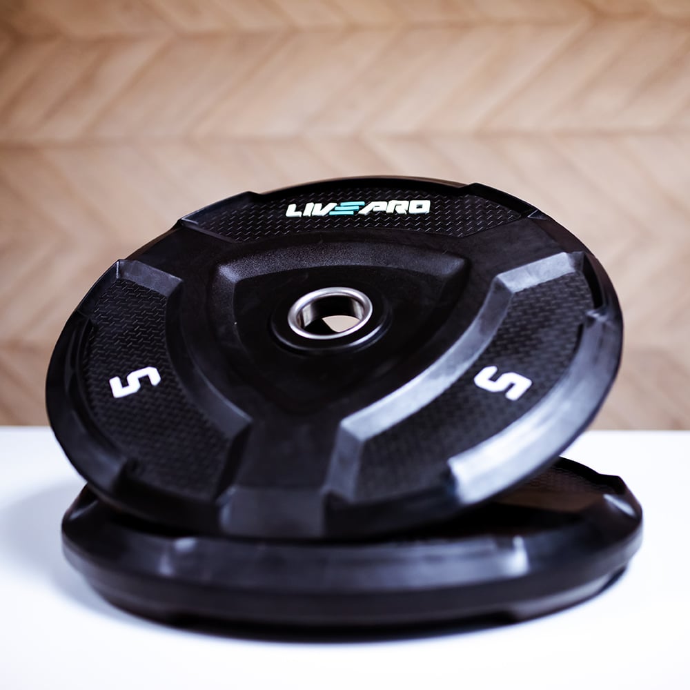 LivePro LivePro Rubber Bumper Weight Plate Vr (single) — close-up of the frame
