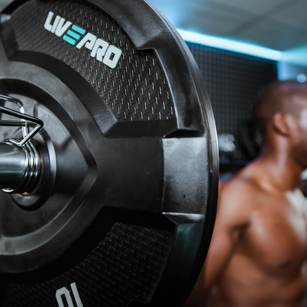 LivePro LivePro Rubber Bumper Weight Plate Vr (single) — alternative angle