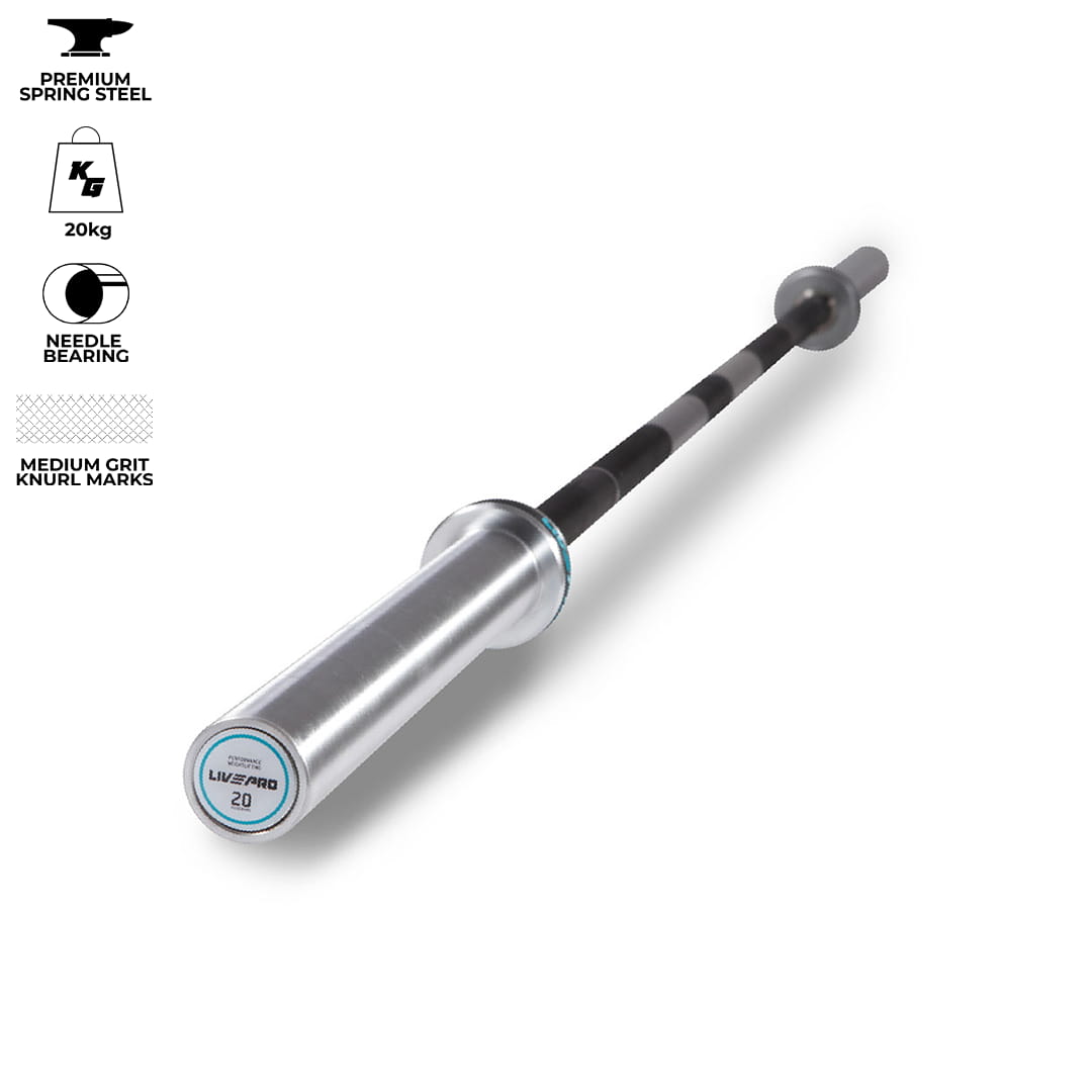LivePro LivePro Competition Powerlifting Olympic Bar — barbell available from Gym Machines South Africa