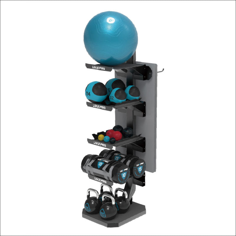 LivePro LivePro Storage Rack Multi-Use – Free Standing — rack available from Gym Machines South Africa
