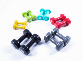 LivePro LivePro Coloured Studio Dumbbells (Pair) — dumbbell set available from Gym Machines South Africa
