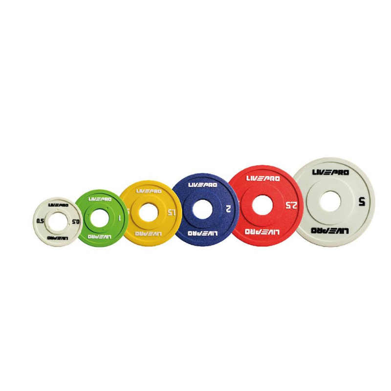 LivePro LivePro Urethane Change Plates (Single Plate) — weight plate available from Gym Machines South Africa