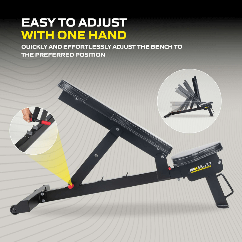 Adjustable Weight Bench — close-up of the frame