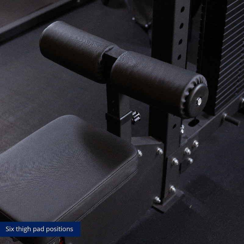 Monster Selectorised Lat Pulldown Machine — close-up of the frame
