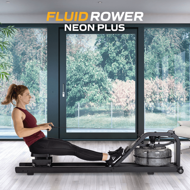 Neon Plus Fluid Rower — in use