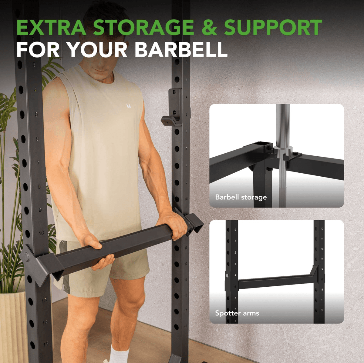 Pr60 Power Rack & Lat Pulldown Attachment — alternative angle