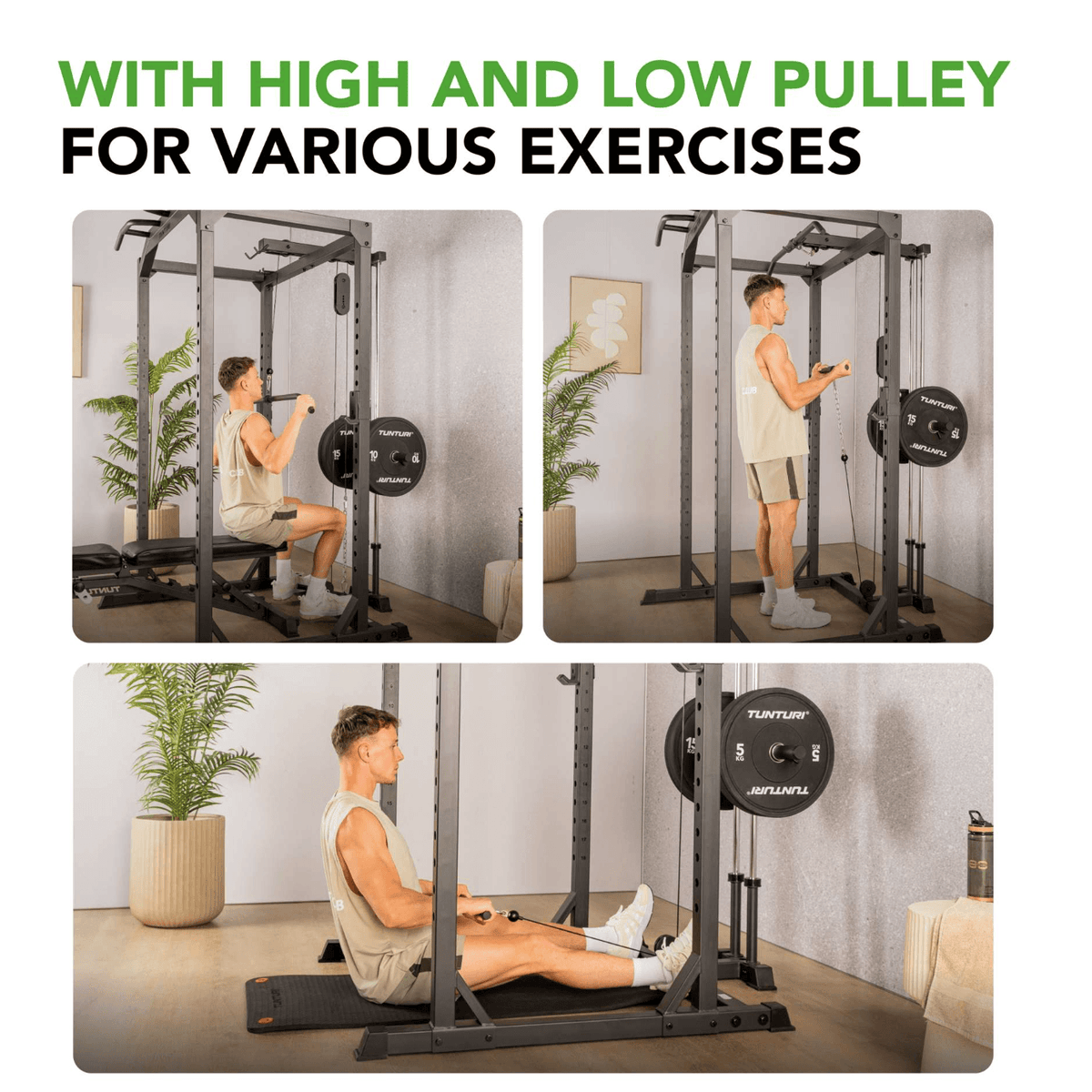Pr60 Power Rack & Lat Pulldown Attachment — close-up of the frame