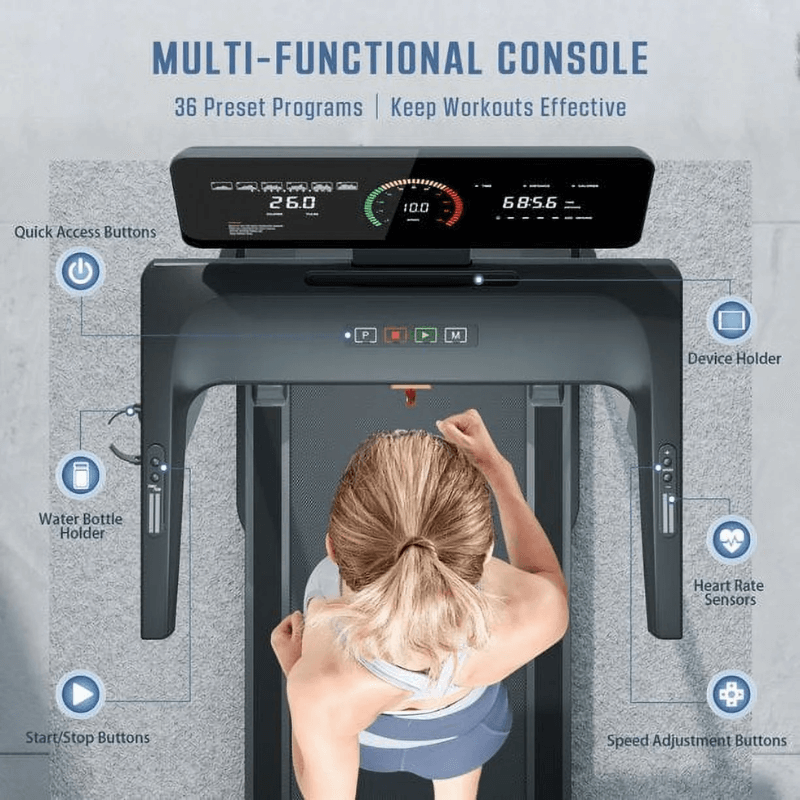 7200 Ergonomic Treadmill — close-up of the frame