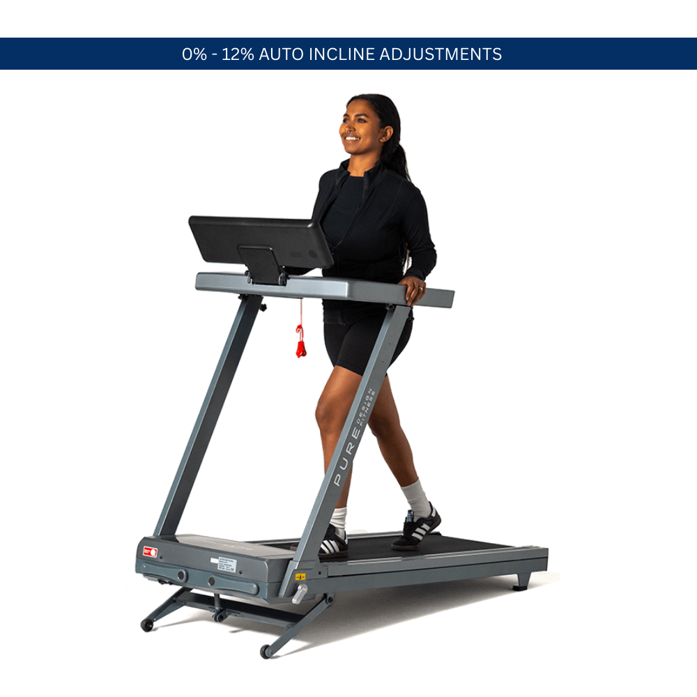 7200 Ergonomic Treadmill — rear view
