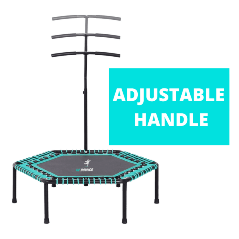 Hex Fitness Hex Fitness Rebounder & Trampoline - Celeste Turquoise — alternative angle