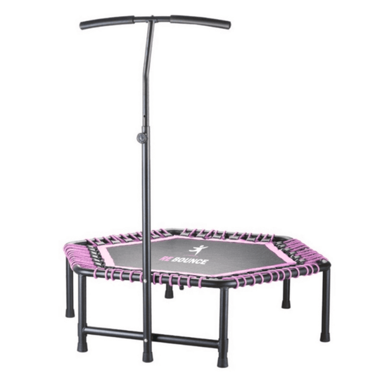 Hex Fitness Hex Fitness Rebounder & Trampoline - Azalea Pink — trampoline available from Gym Machines South Africa