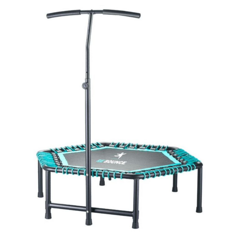 Hex Fitness Hex Fitness Rebounder & Trampoline - Celeste Turquoise — trampoline available from Gym Machines South Africa