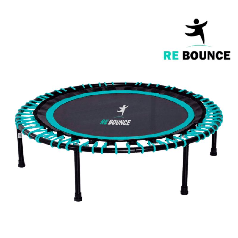 Rb250 Round Fitness Rebounder & Trampoline – Celeste Turquoise — alternative angle