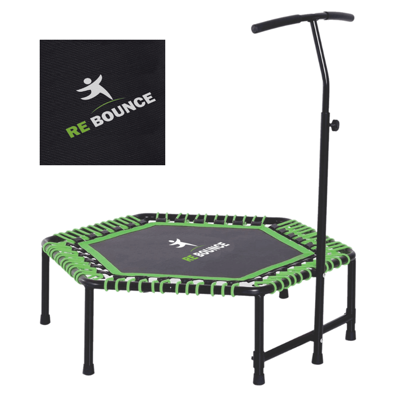 Hex Fitness Hex Fitness Rebounder & Trampoline - Khloe Green — rear view