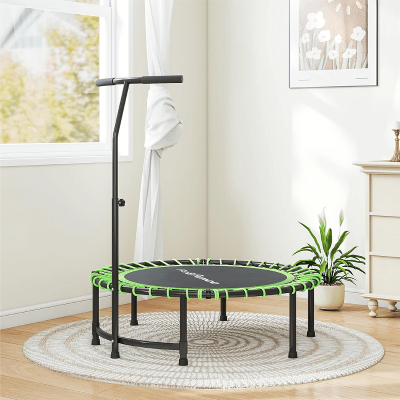 Rb100 Round 40″ Rebounder + Adjustable Handle — detail view