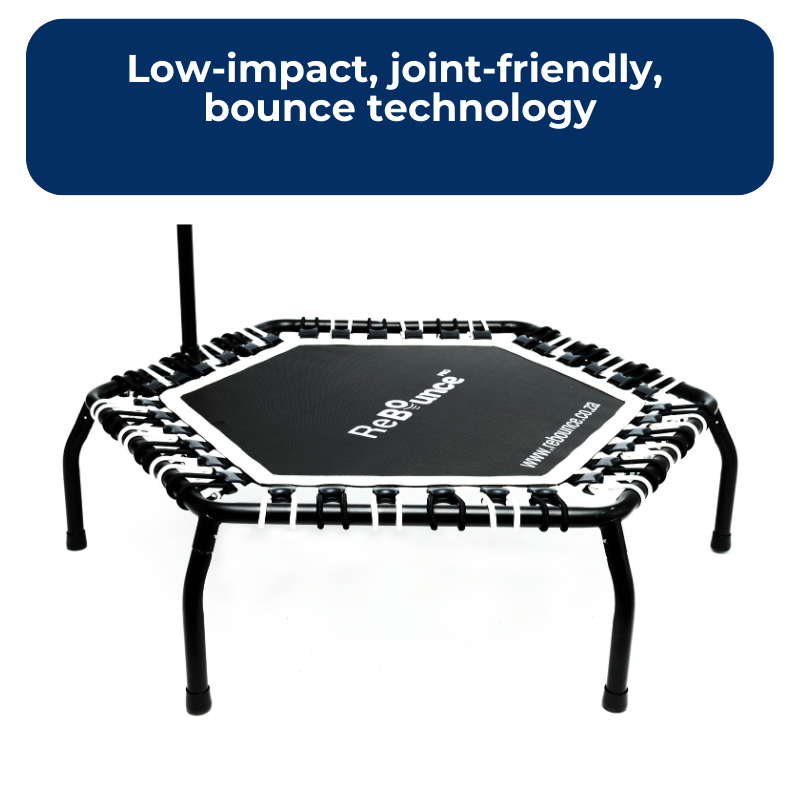 450 Studio Pro Hex Rebounder + Adjustable Handle — in use