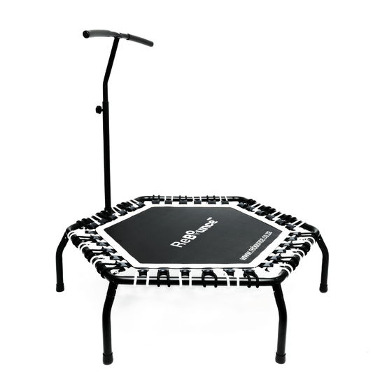 450 Studio Pro Hex Rebounder + Adjustable Handle — trampoline available from Gym Machines South Africa