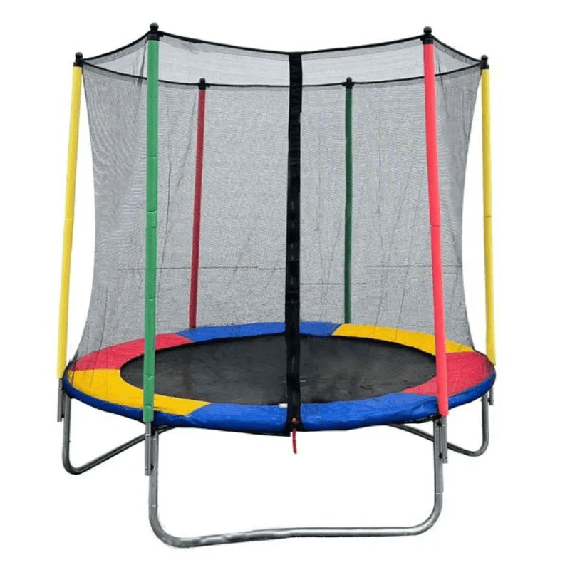 8FT Outdoor Trampoline+ 2 Step Ladder — detail view