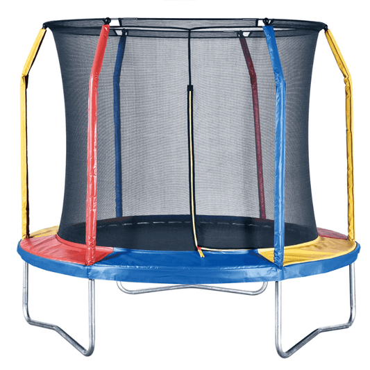 8FT Outdoor Trampoline+ 2 Step Ladder — trampoline available from Gym Machines South Africa