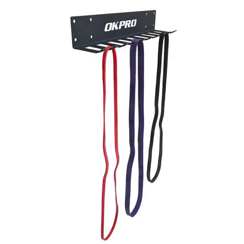 Multi-Use Belt & Band Accessory Hanger Rack — detail view