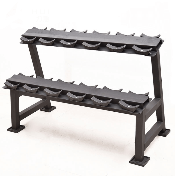 Vendor-Unknown Round Dumbbell Storage Rack - 6 Pairs — rack available from Gym Machines South Africa