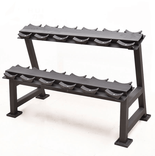 Vendor-Unknown Round Dumbbell Storage Rack - 6 Pairs — rack available from Gym Machines South Africa