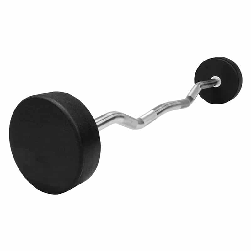 Round EZ Rubber Barbell — barbell available from Gym Machines South Africa