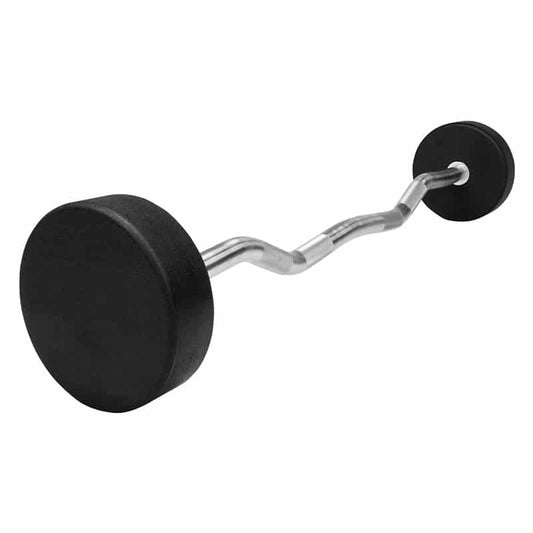 Round EZ Rubber Barbell — barbell available from Gym Machines South Africa