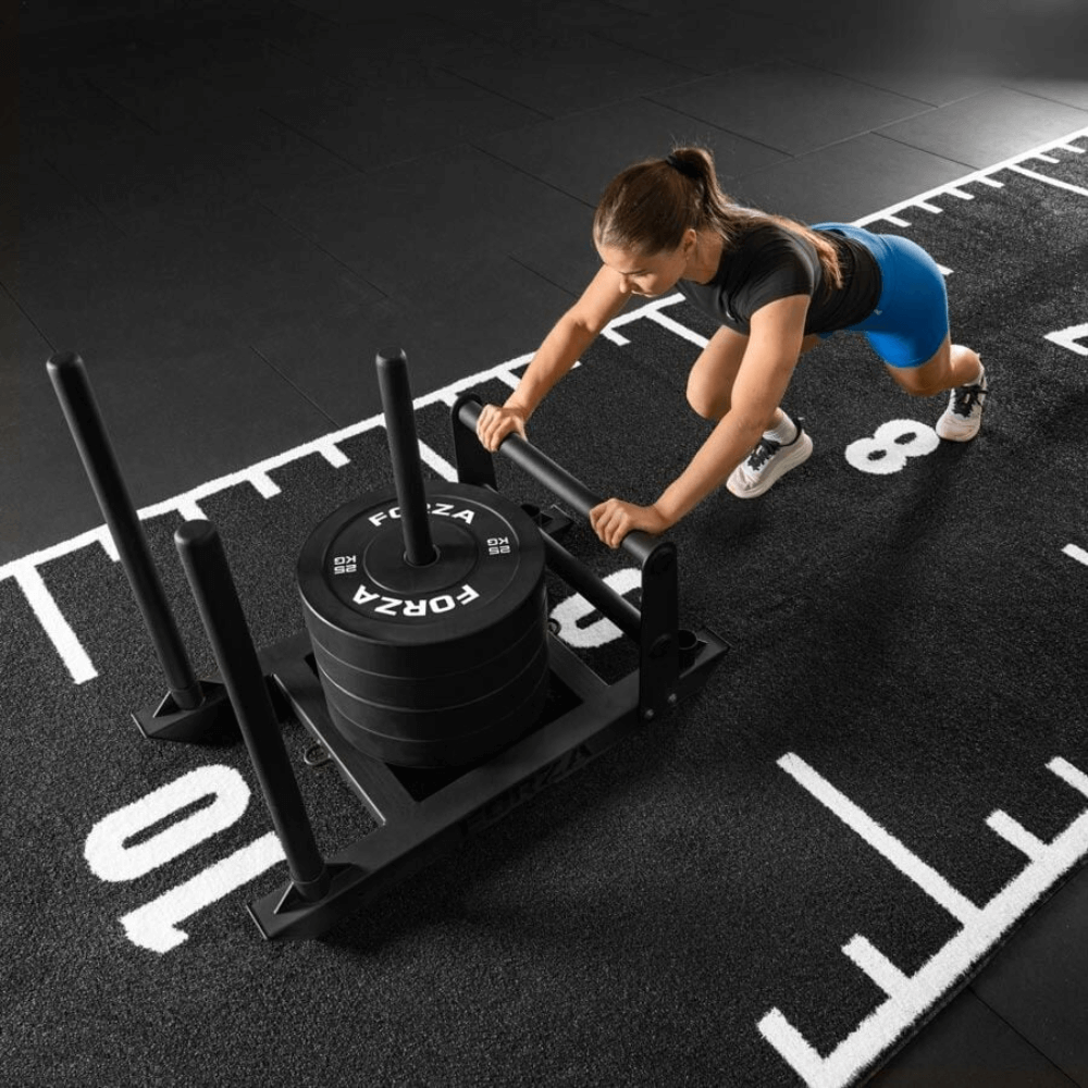 Premium Astro Sprint Sled Track - Black — close-up of the frame