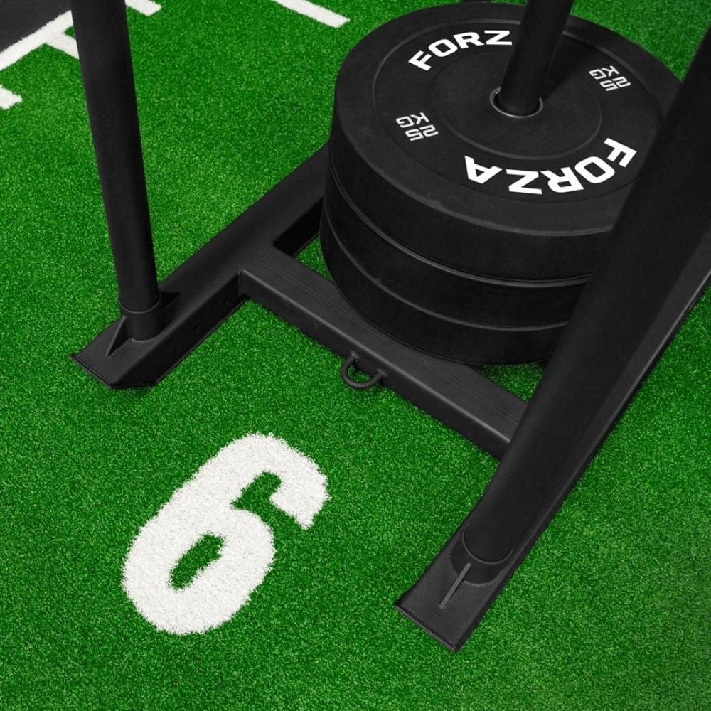 Premium Astro Sprint Sled Track - Green — in use