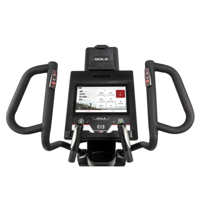 Sole Fitness Sole Fitness E95 Elliptical 2024 (Light Commercial) — close-up of the frame