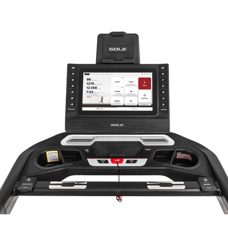 Sole Fitness Sole Fitness F85 Treadmill (15.6" Touchscreen) Home Use 4CHP — rear view
